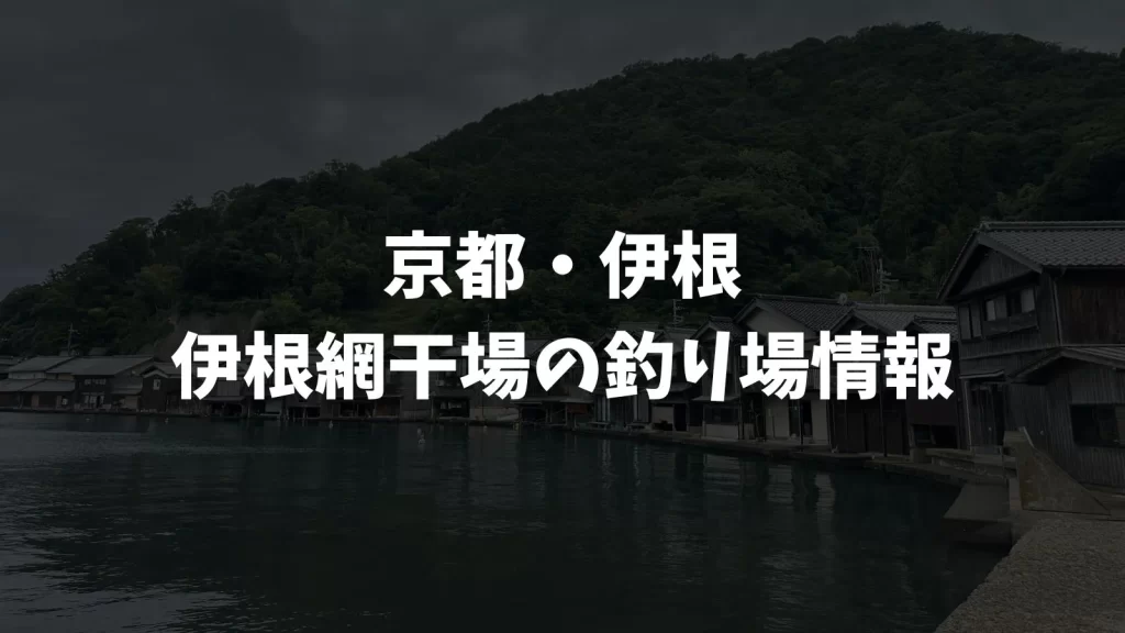 伊根網干場（京都・伊根）の釣り場情報｜丹後エリア