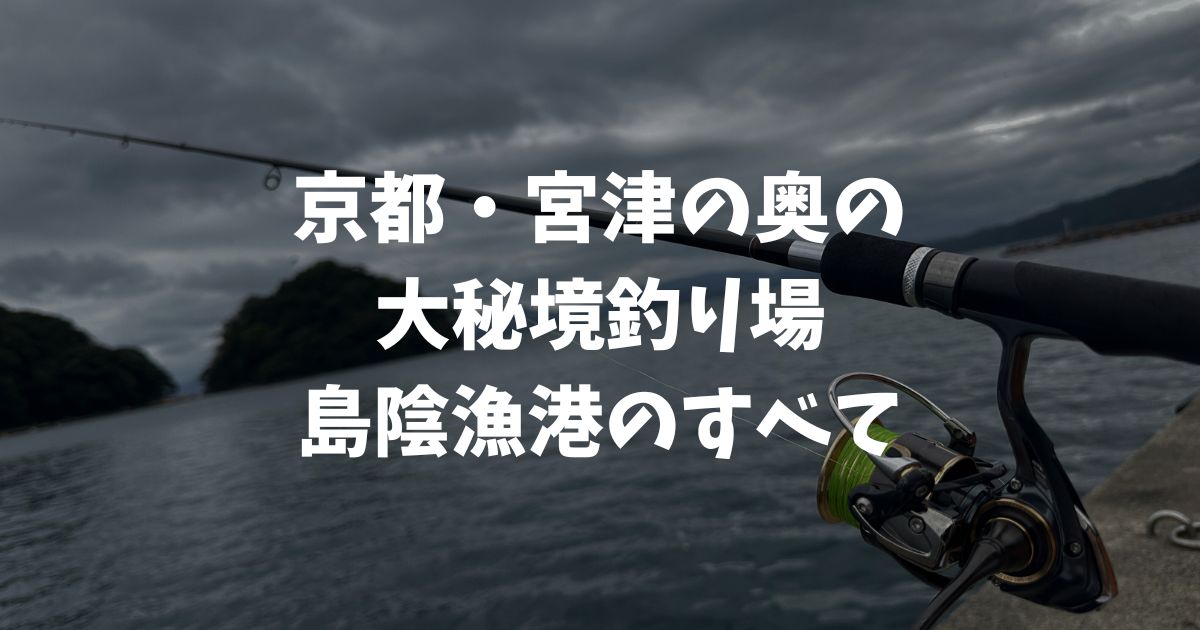 京都・宮津の釣り場、島陰漁港を誰よりもどこよりも詳しく紹介！