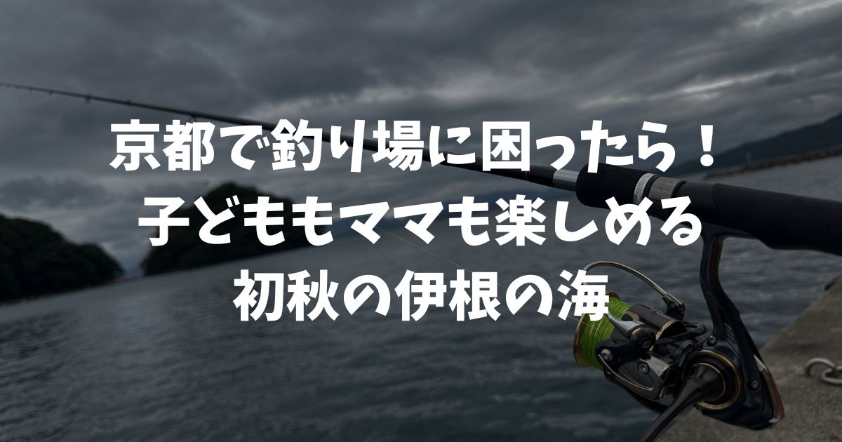 京都で釣り場に困ったら！子どももママも楽しめる初秋の伊根の海