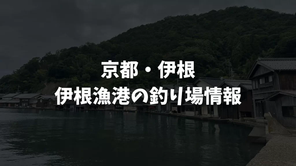 伊根漁港（京都・伊根）の釣り場情報｜丹後エリア