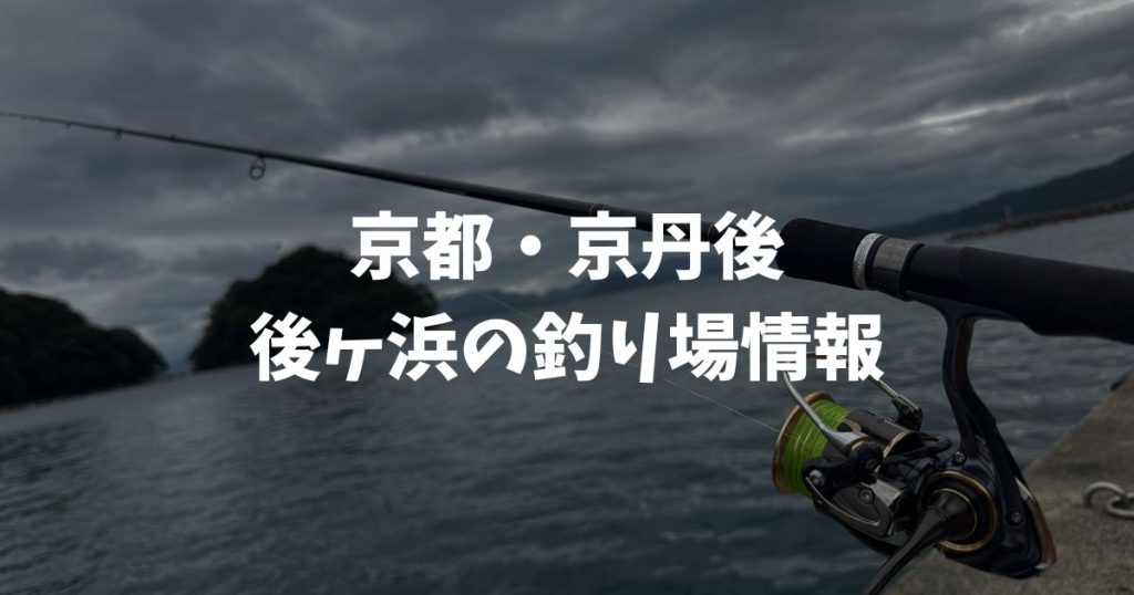 後ヶ浜（京都・京丹後）の釣り場情報｜丹後エリア
