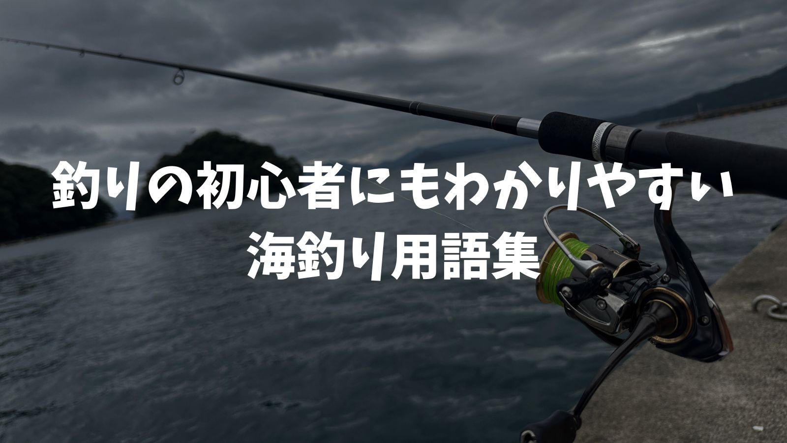 釣り用語:釣りの初心者にもわかりやすい海釣り用語集