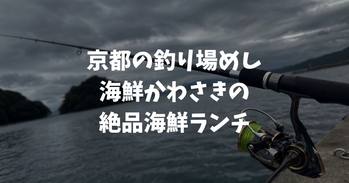 京都の釣り場メシ!天橋立市場前で食べる海鮮かわさきの海鮮ランチ!