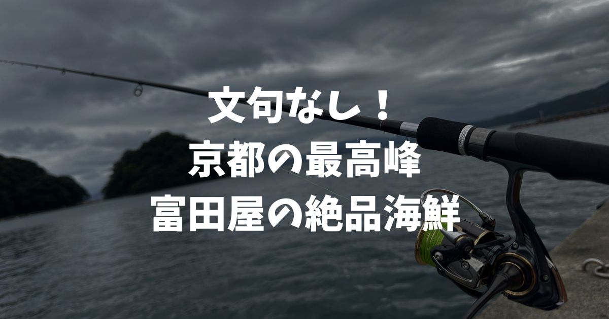 京都の釣り場メシ！宮津港で食べる富田屋の絶品海鮮ランチ！