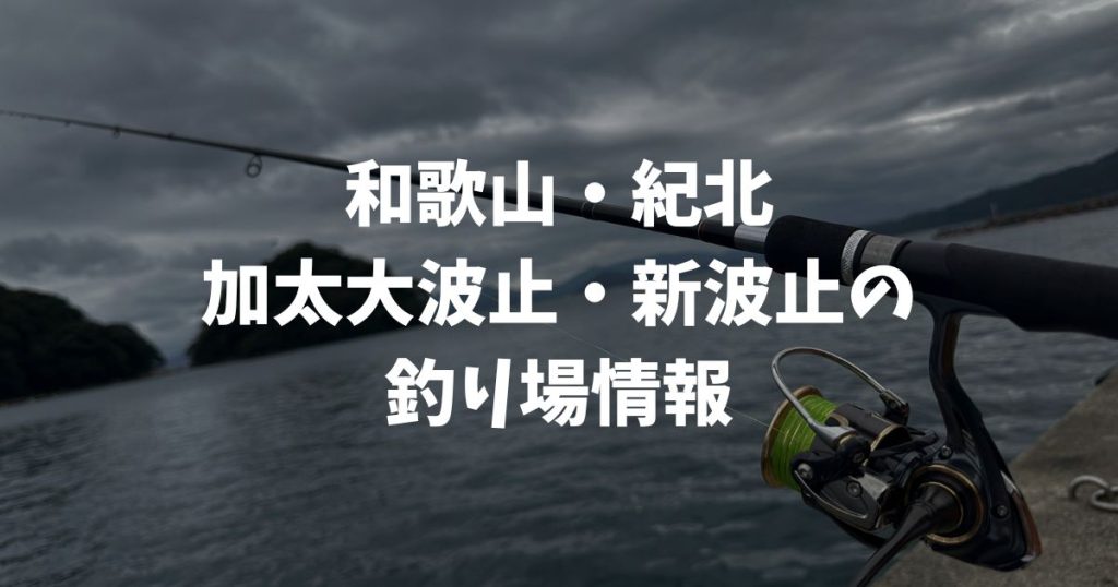 加太大波止・新波止（和歌山・和歌山市内）の釣り場情報｜紀北エリア